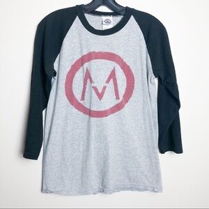 Maroon Five Band Graphic Baseball Tee